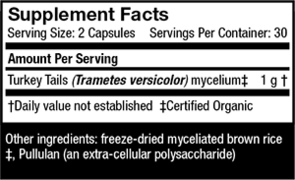 Host Defense® Turkey Tail - 60 Vegetarian Capsules - Christopher's Herb Shop